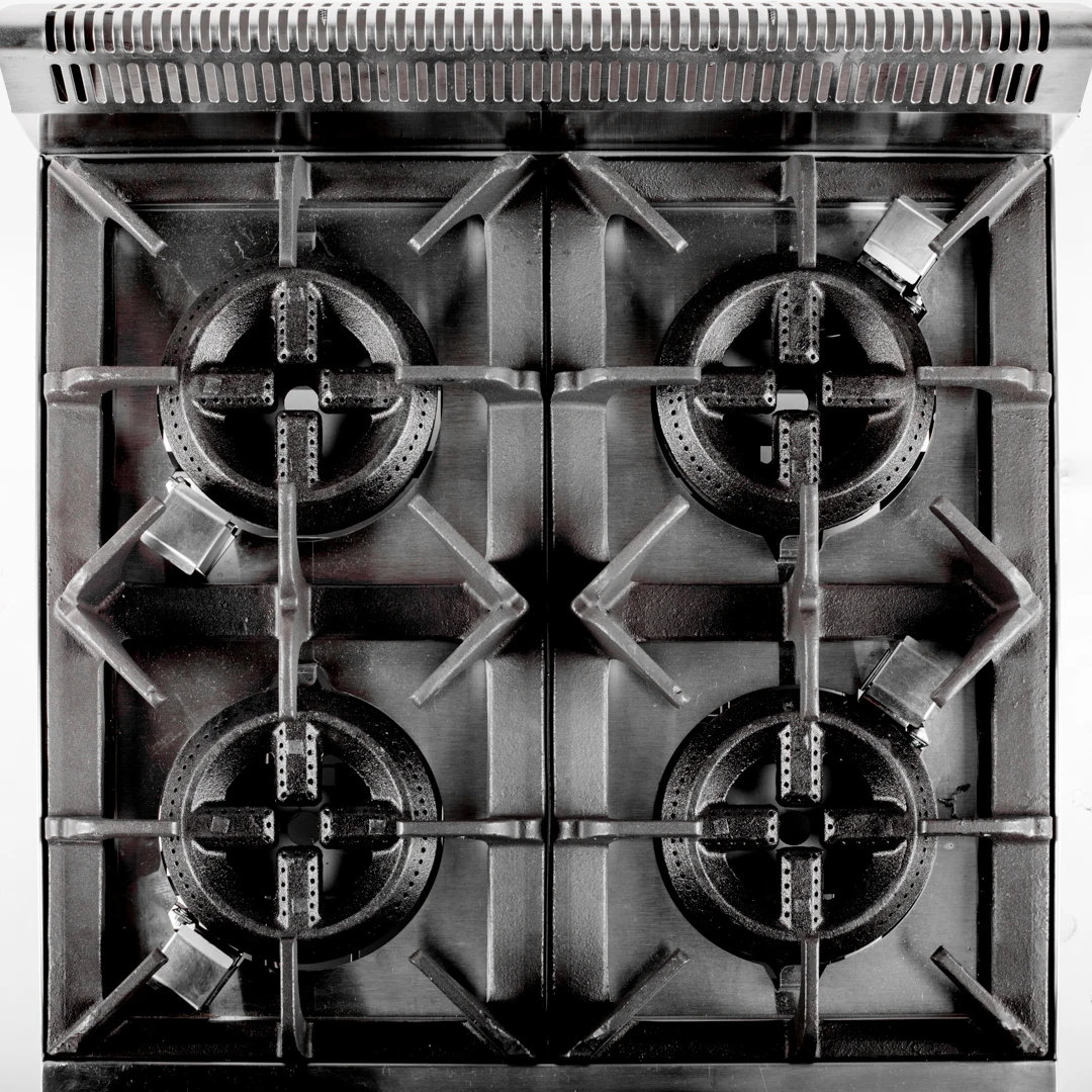 Commercial Western Cooking Equipment Table Top Gas Range Stove With 4