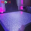 WIFI SD-Card Control 0.6x0.6m 0.6x1.2m Tempered Glass OR Acrylic 16pcs SMD5050 RGB 3IN1 White LED Twinkling Starlit Dance Floor
