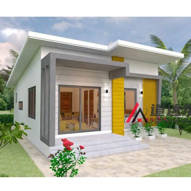 Light Steel Structure Prefab Villa Modern House Low Cost Villa - Buy ...