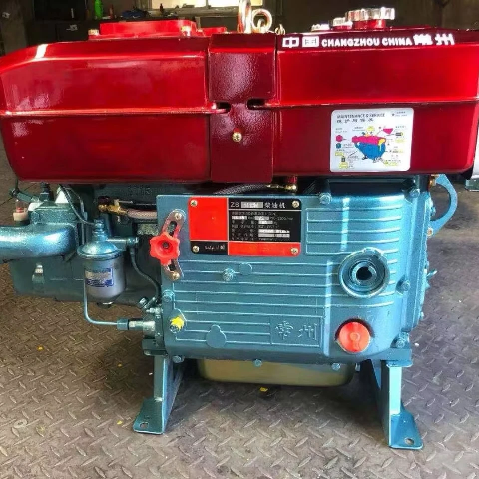 Changchai ZS1115 25HP Electric Start Diesel Engine Water-Cooled 4 ...