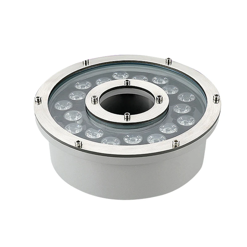 China factory direct sale IP68 stainless steel fountain light underwater light 9w 12v RGB/White/Warm white