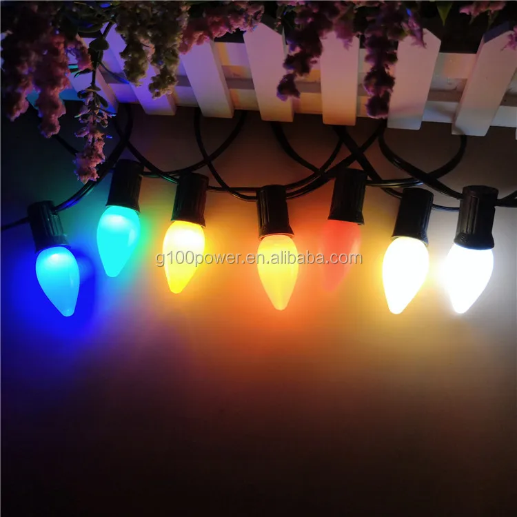 Retro C7 Christmas Light Led Bulb Frosted Smooth Buy Smooth Ceramic