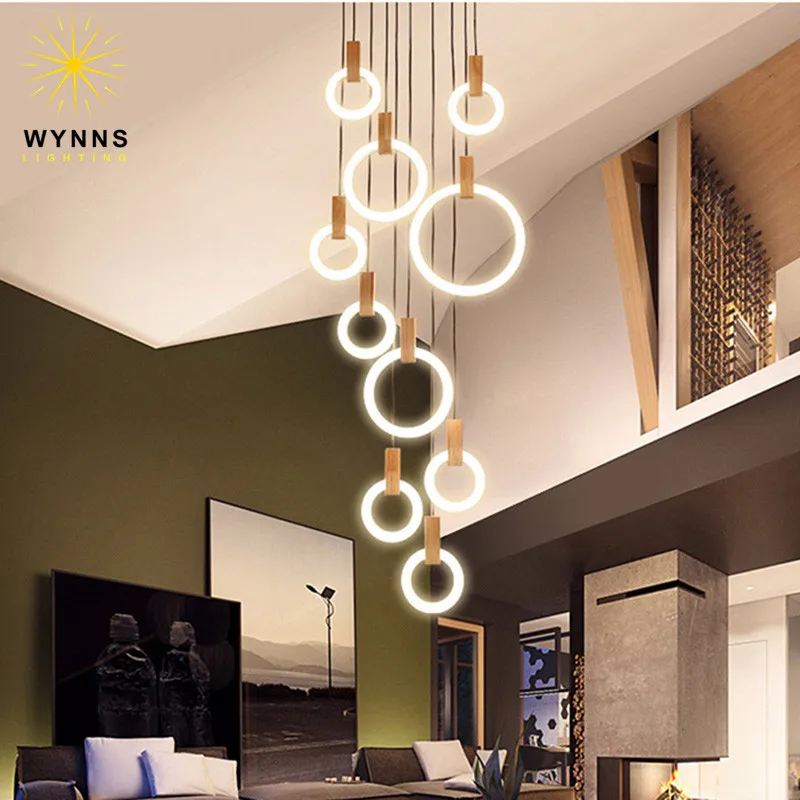 Modern LED Scandinavian Flam Pendant Light