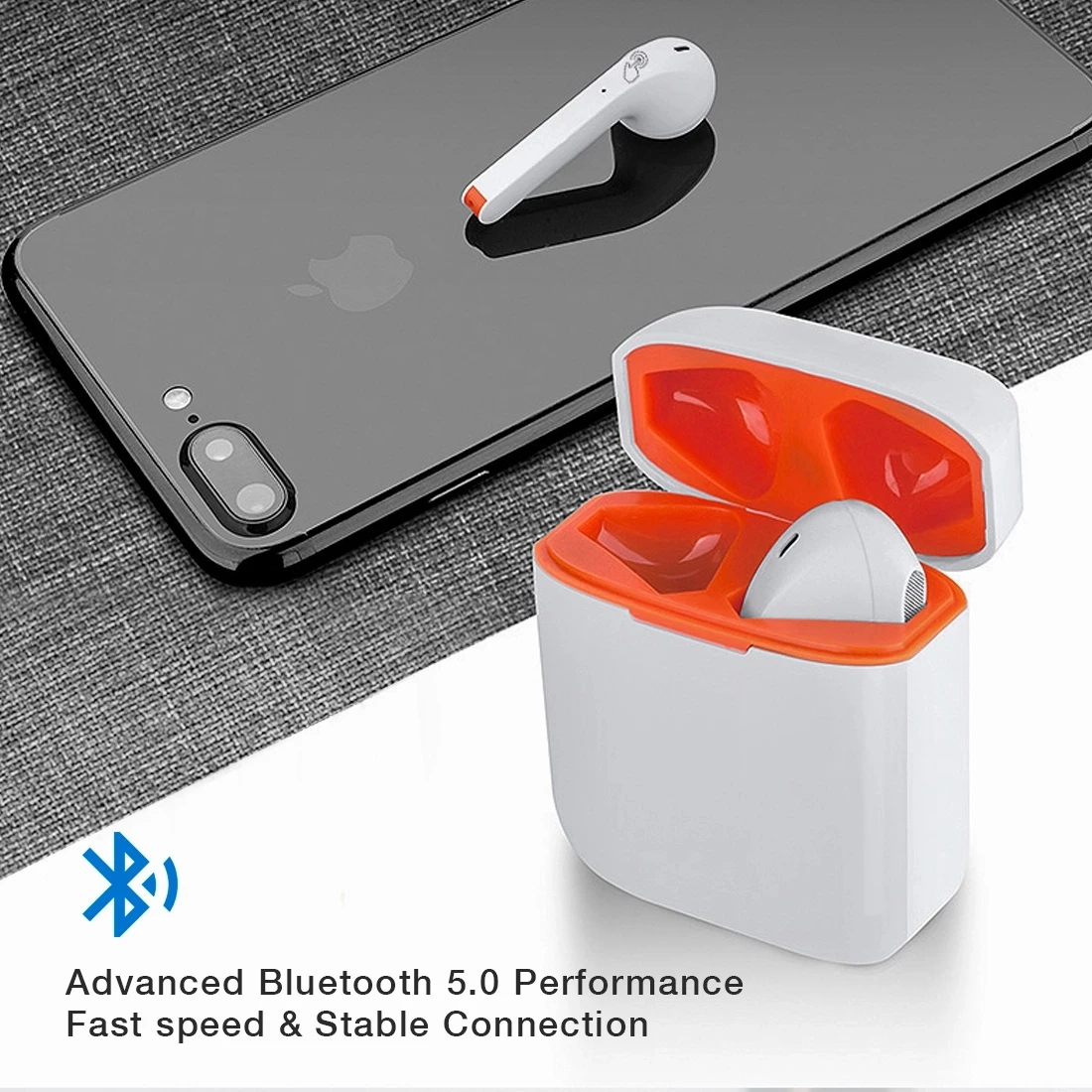 H20T Tws Bluetooth 5.0 Earphone for Iphone Xiaomi redmi honor H20T Noise Cancelling Earphone for Running Gym Sports Headset