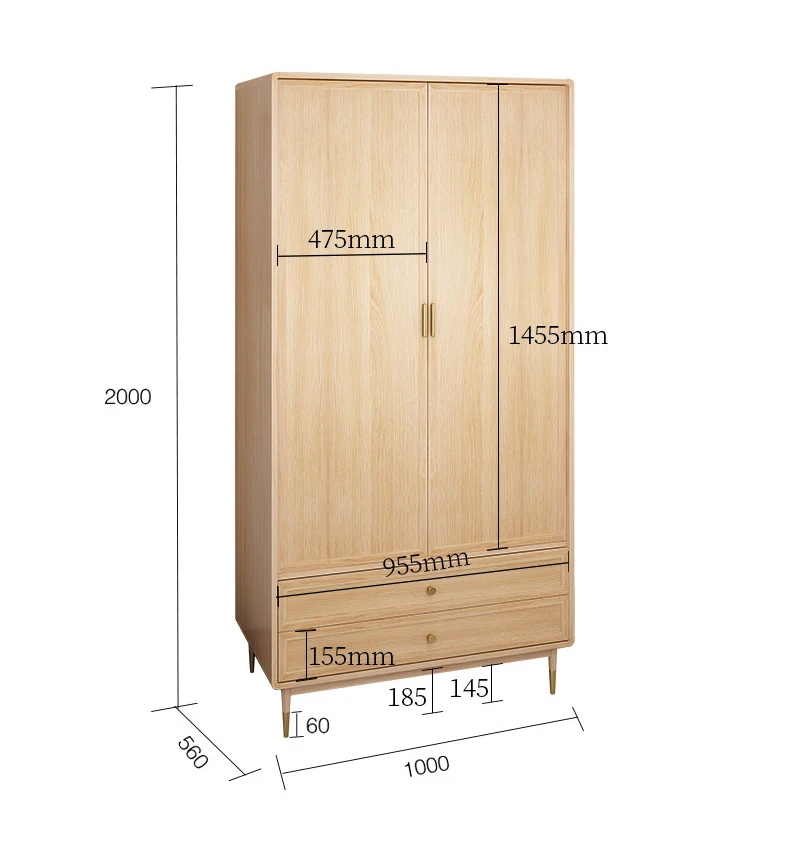 product-2020 New European Customized Home Bedroom Furniture large storage modern design wardrobes be-2