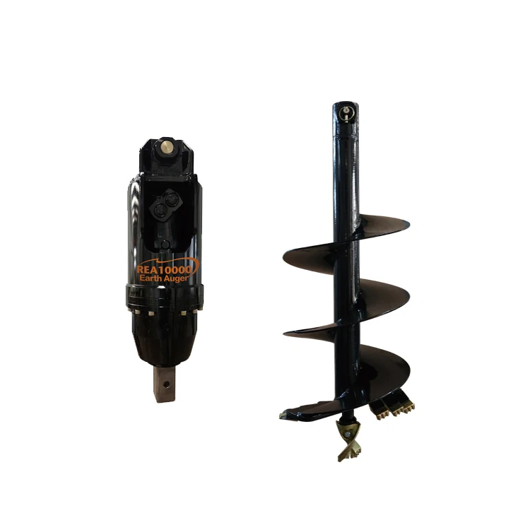 Auger For Post Hole Digger And 12" Rock Auger Fence Tractor Drill Earth