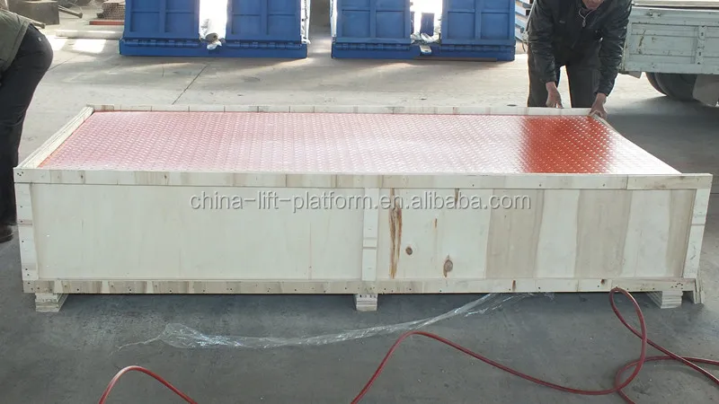 Warehouse Industrial Stationary Scissor Lift Pallet Lifter For Material ...