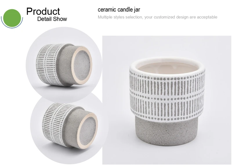ceramic massage candle jar