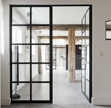 Design da porta de ferro para caixilhos de janelas de a&ccedil;o de a&ccedil;o de ferro fabricante pre&ccedil;o de f&aacute;brica de portas e janelas de batente