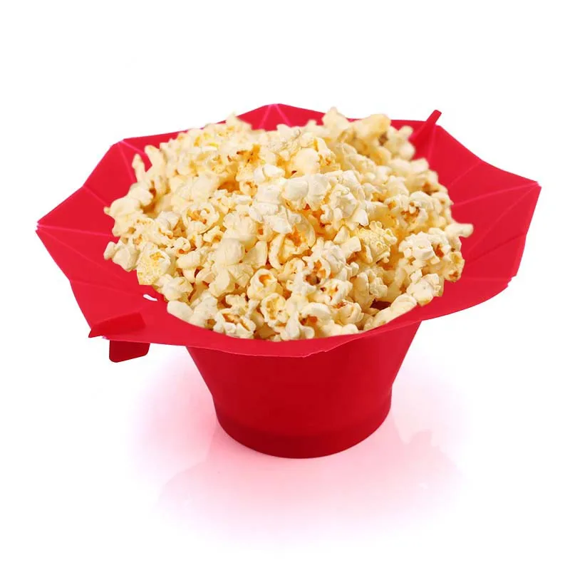 Wholesale Custom Foldable Microwave Silicone Popcorn Maker Popcorn Popper