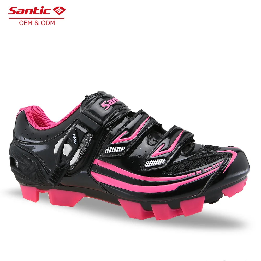 
OEM fashion MTB cycling shoes Compatible with SPD pedals 