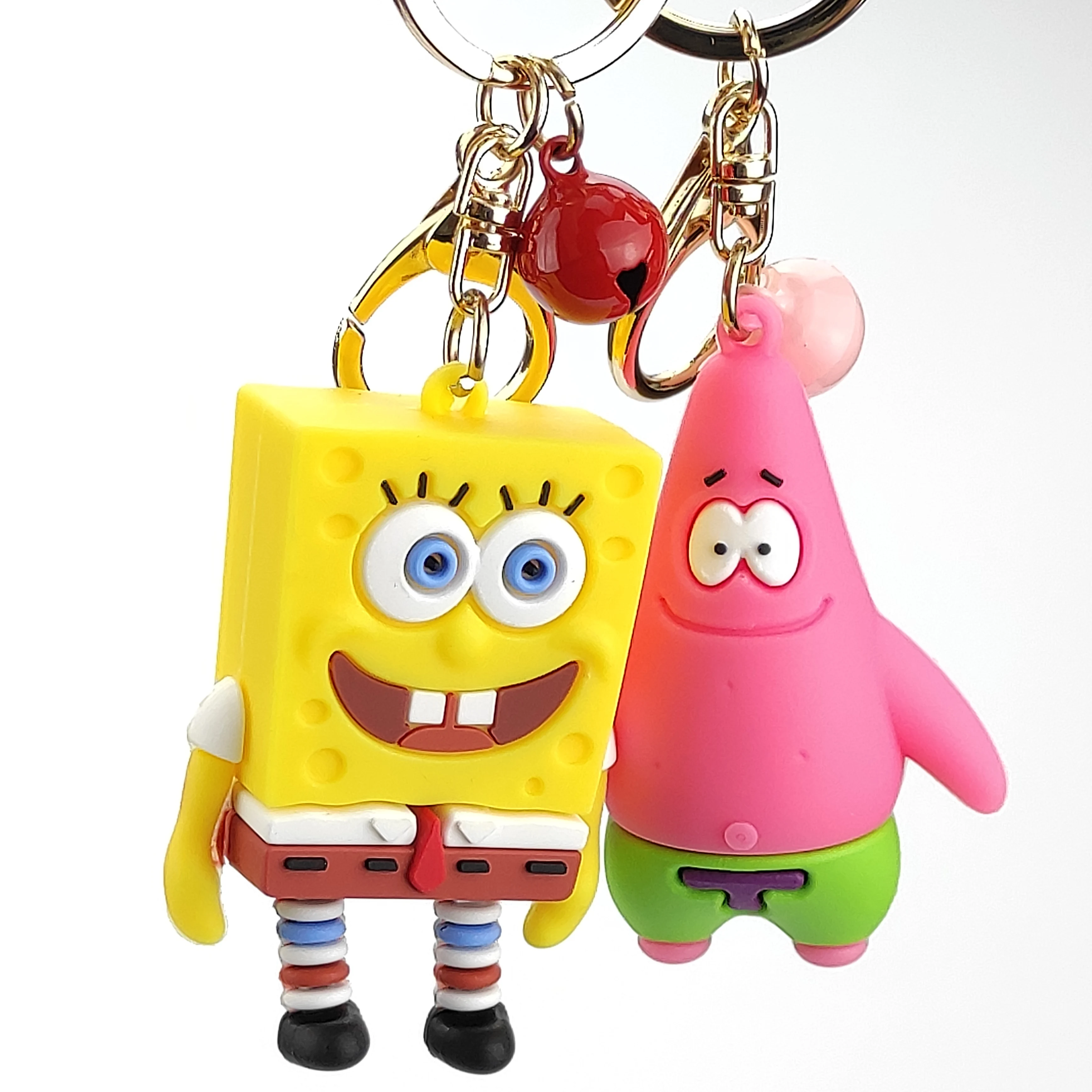 High Quality Cute Cartoon Custom Keychain Sponge Bobes Starfish ...