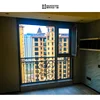 Commercial Double Glass DJYP W130B Self Locking Latch and Tandem Adjustable Hinge Casement Window With NFRC Certified