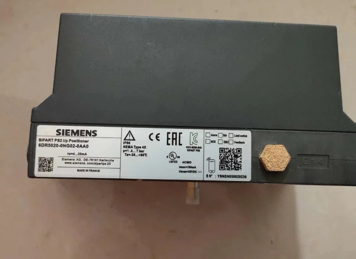 SIEMENS 6DR010-0NG00-0AA0 ELECTROPNEUMATIC POSITIONER at best price in SIEMENS 6DR010-0NG00-0AA0 ELECTROPNEUMATIC POSITIONER at best price in
