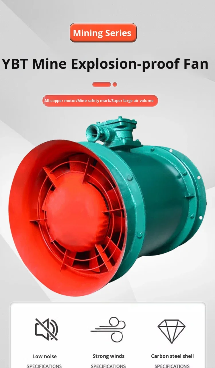 Axial Flow Fan, 380V, Explosion-Proof, YBT - detail 2