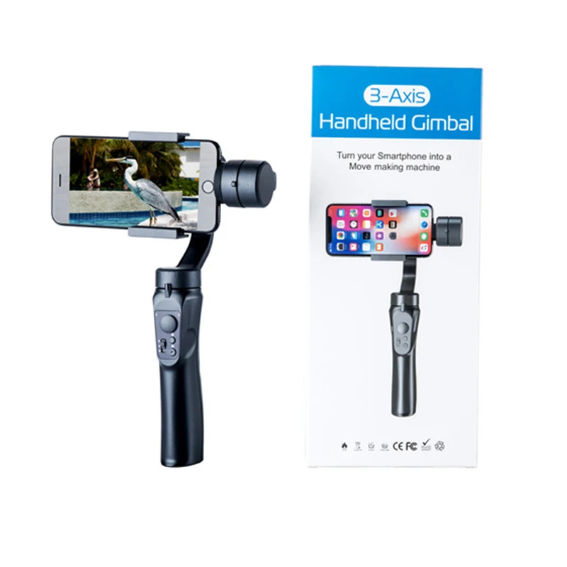 New Arrival 3 Axis Handheld Smartphone Gimbal Camera Stabilizer VLOG Portable Selfie Stick Handheld Gimbal Stabilizer 