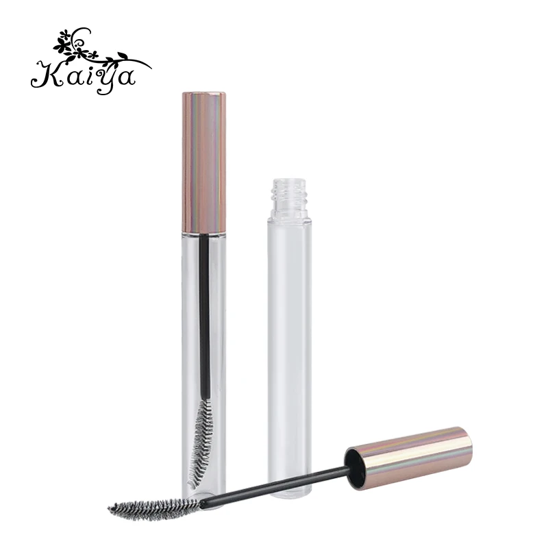 Wholesale Luxury Custom Holographic Rose Gold Lash Cara Tube Slim
