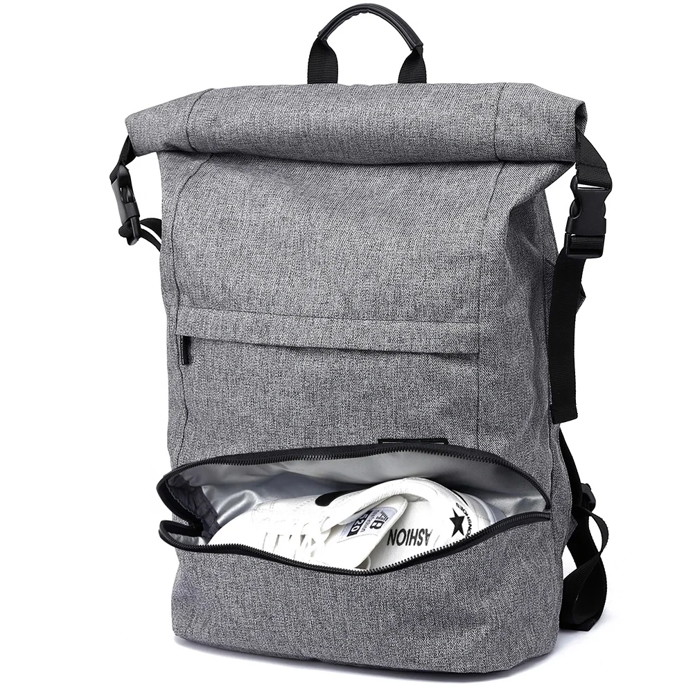 
Dry and Wet Separation Travel Sports Foldable Backpack Bag 