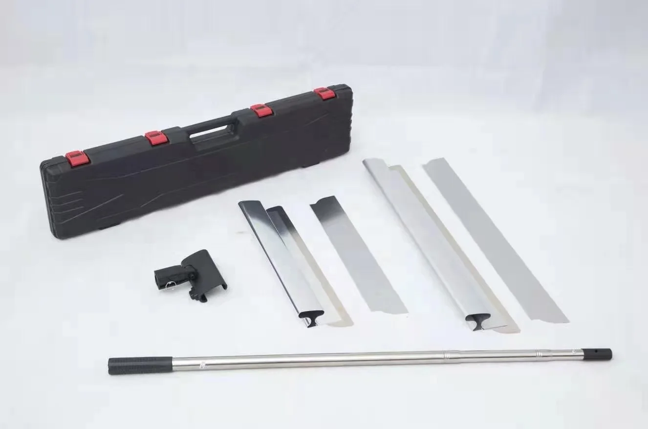 Drywall Finishing Skimming Blade In Steel With Handle And Extension