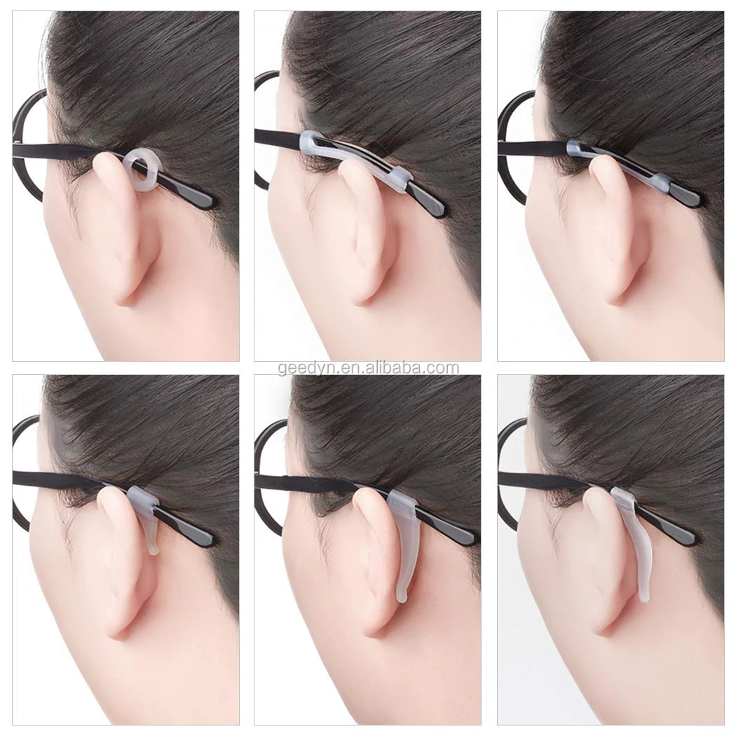 geedyn硅胶舒适耳罩眼镜塞耳夹挂钩 buy round silicone eyeglasses