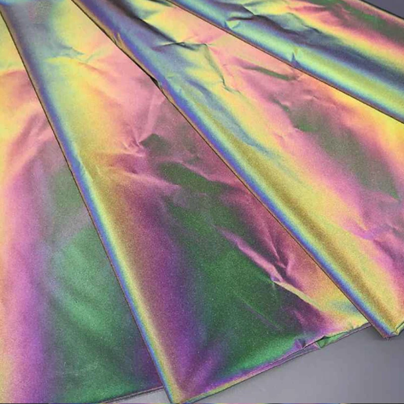 High Light Black Reflective Fabric For Clothing - Buy Reflective Silk ...
