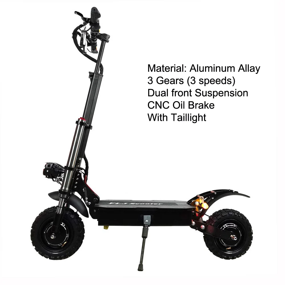 Flj H102 6000w Dual Motor Scooter Electric For Adults 11inch Off Road