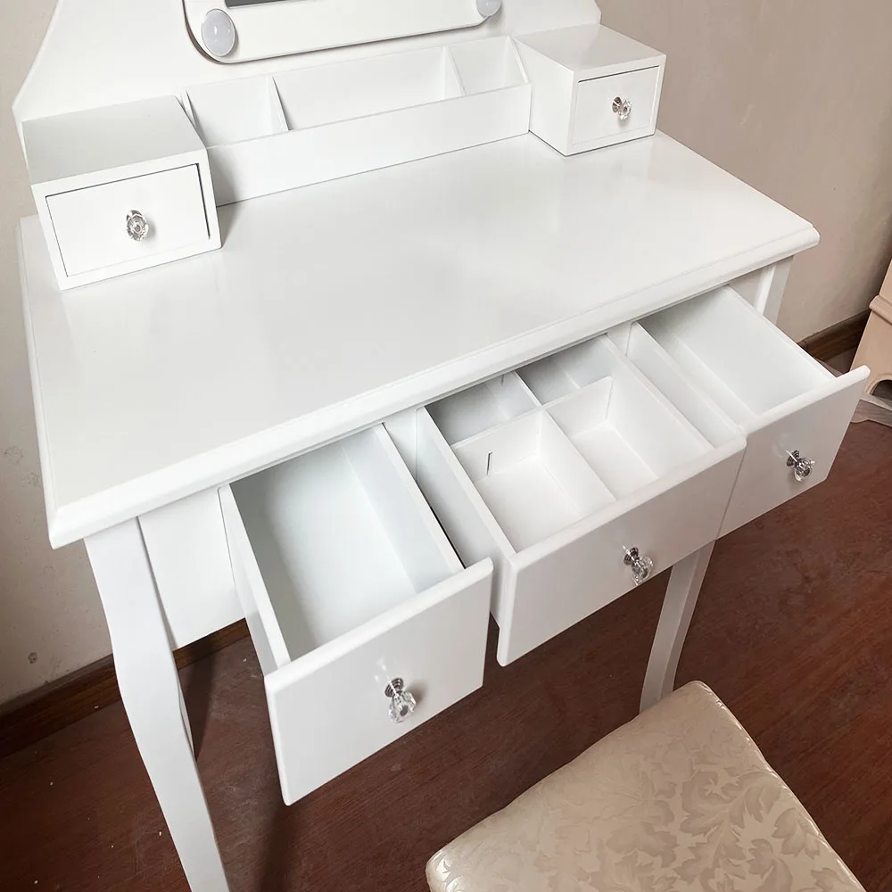 Newest Design Cheap Modern Dresser Vanity Dresser Mirror With Lights