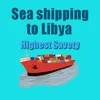 International shipping agent sea shipping cargo from china to Libya by sea