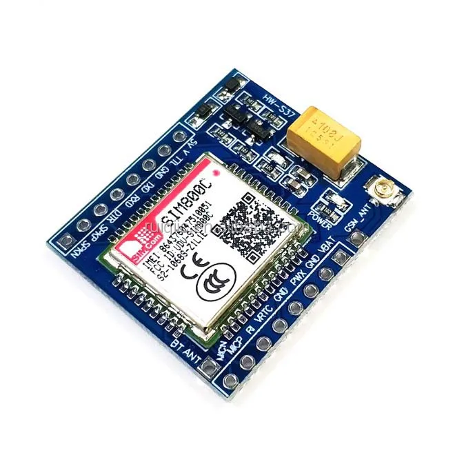 3v sim800c gsm gprs electronic pcb board module ttl development