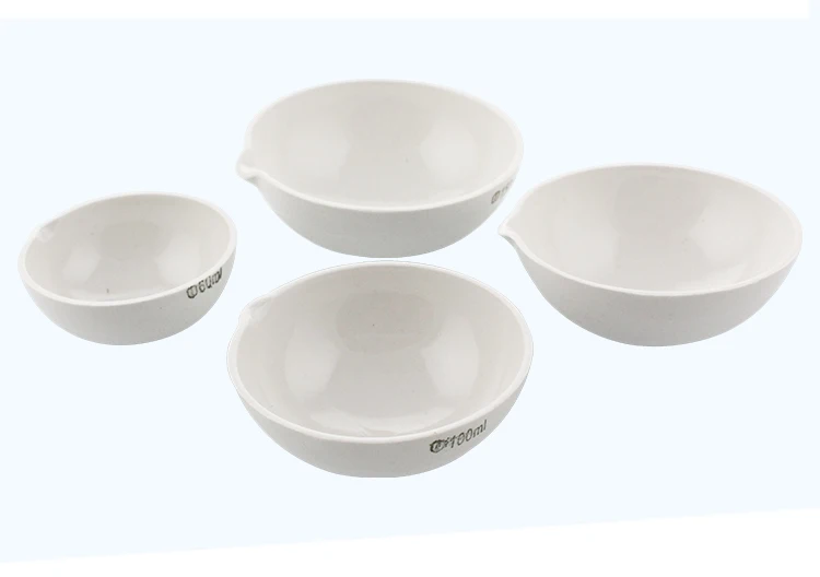 Chemistry Round Bottom Evaporating Dish for Laboratory Use, Wholesale