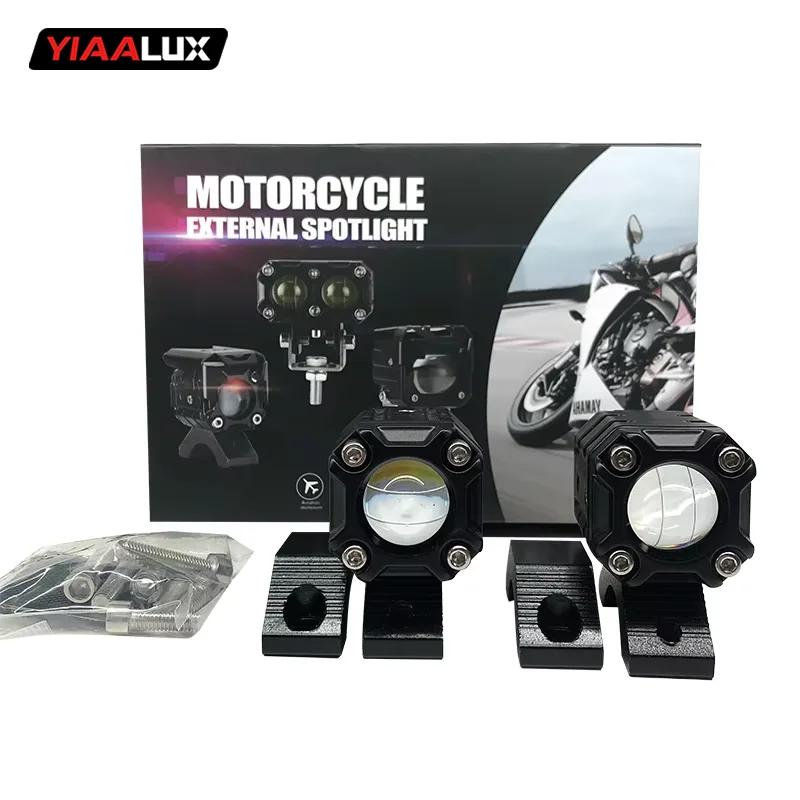 Motorcycle LED Headlight 12-80V 2800LM Hi/Lo Beam Motorbike Driving Spotlights Headlamp Moto Spot Head Light Lamp supplier