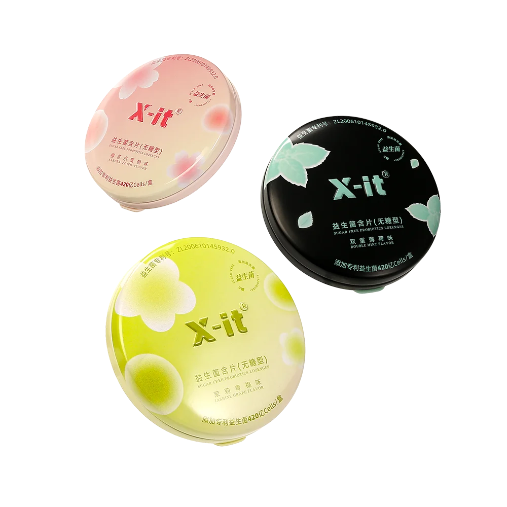 X-it Sugar Free Probiotics Lozenges - Fresh Breath & Health