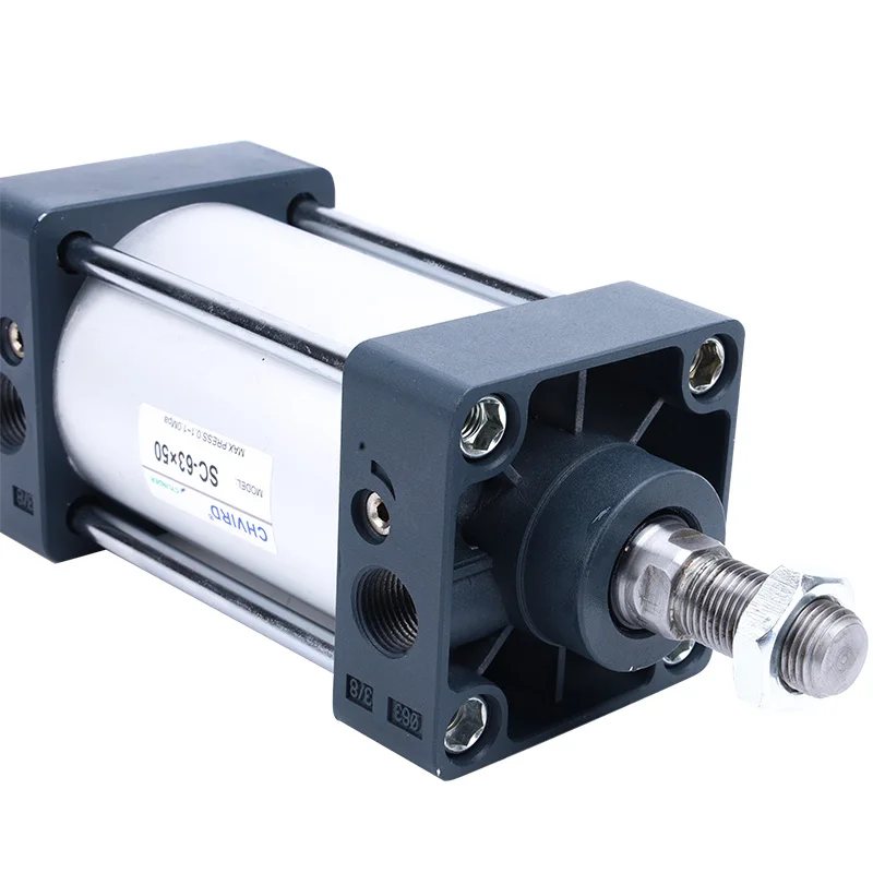 Sc Series Pneumatic Cylinder Aluminum Alloy Material Double Acting ...