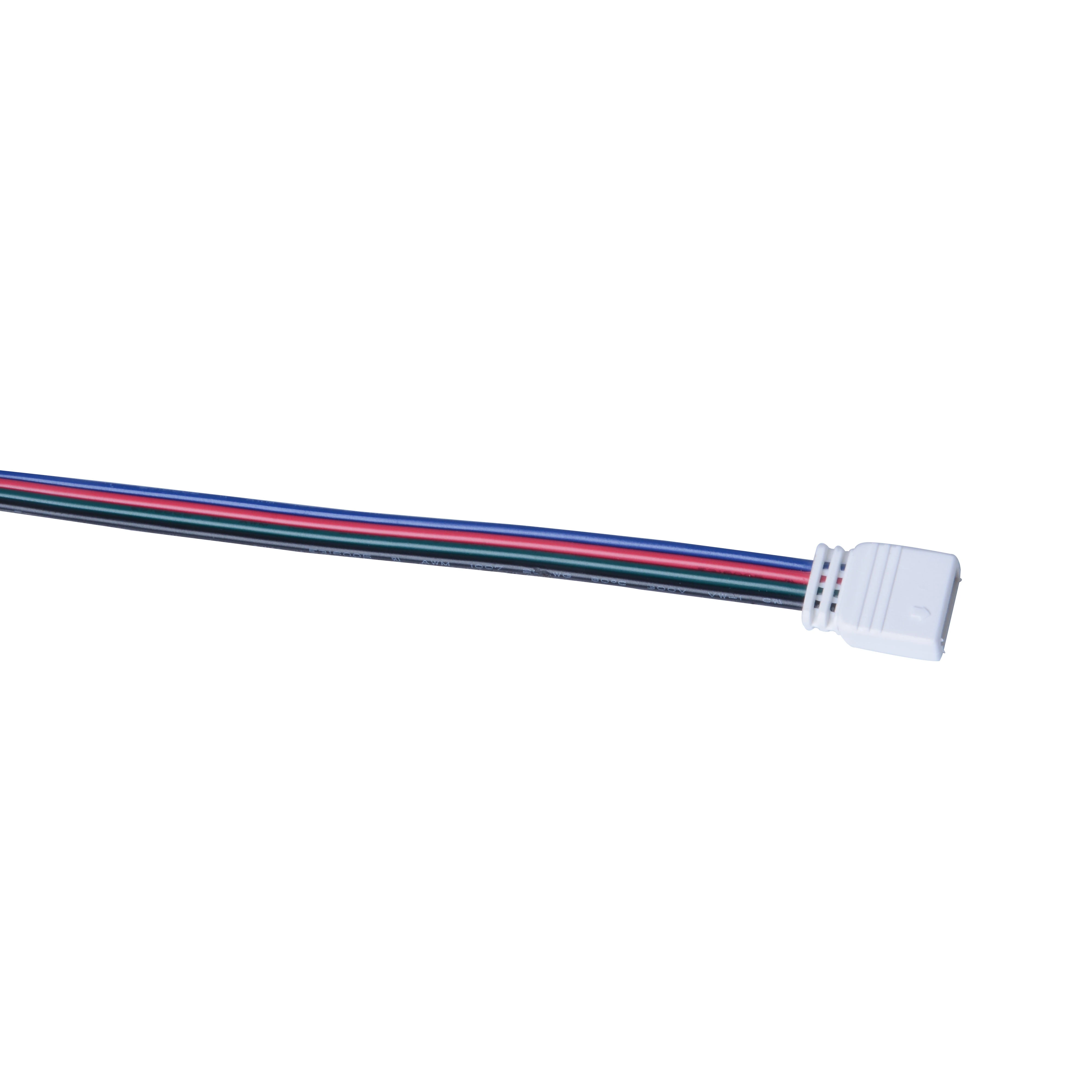 1 Piece RGB 4 Pin Led Strip Connector 20AWG Wire Harness Pitch Dupont Jumper 4 Pin Female Connector