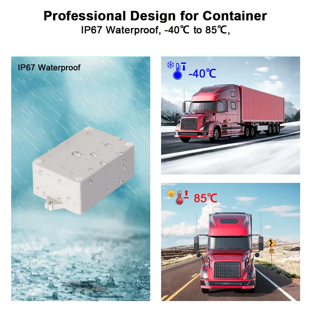 Global Roaming Fuel Tank Gps Tracker 19000mah Long Standby Ip67