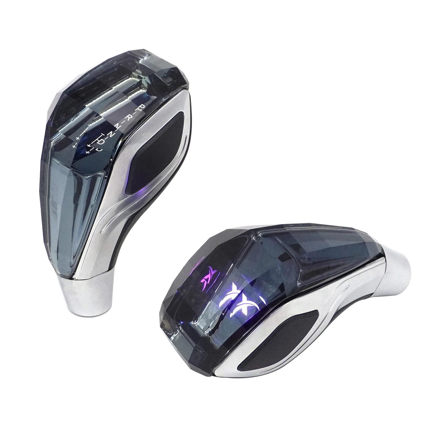 Car Gear Shift Knob Handles With Led Backlight Crystal Shifter Lever