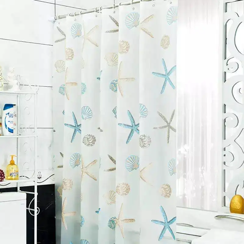 high quality cheap eco friendly peva bathroom pvc shower curtain for home