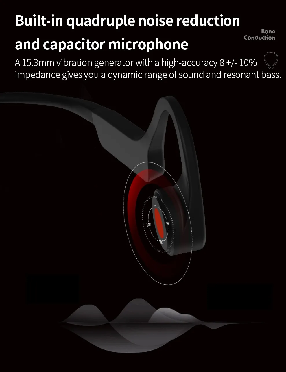 X3 bone conduction headset 2020 new arrival private label portable headphone for Webcaster anchor web celebrity - ANKUX.COM