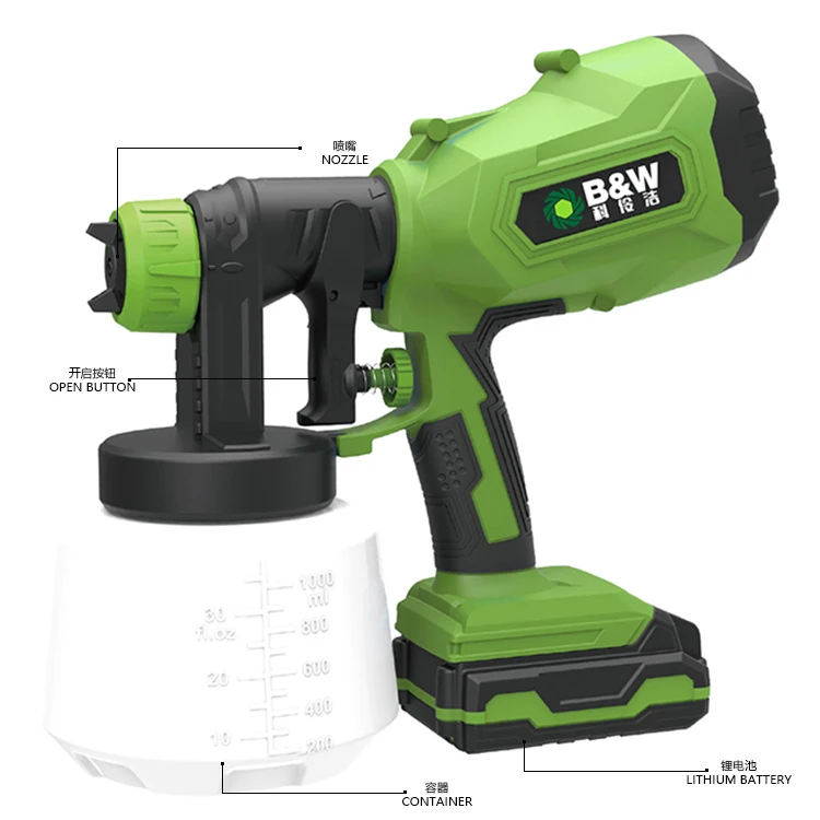 cordless airless spray gun