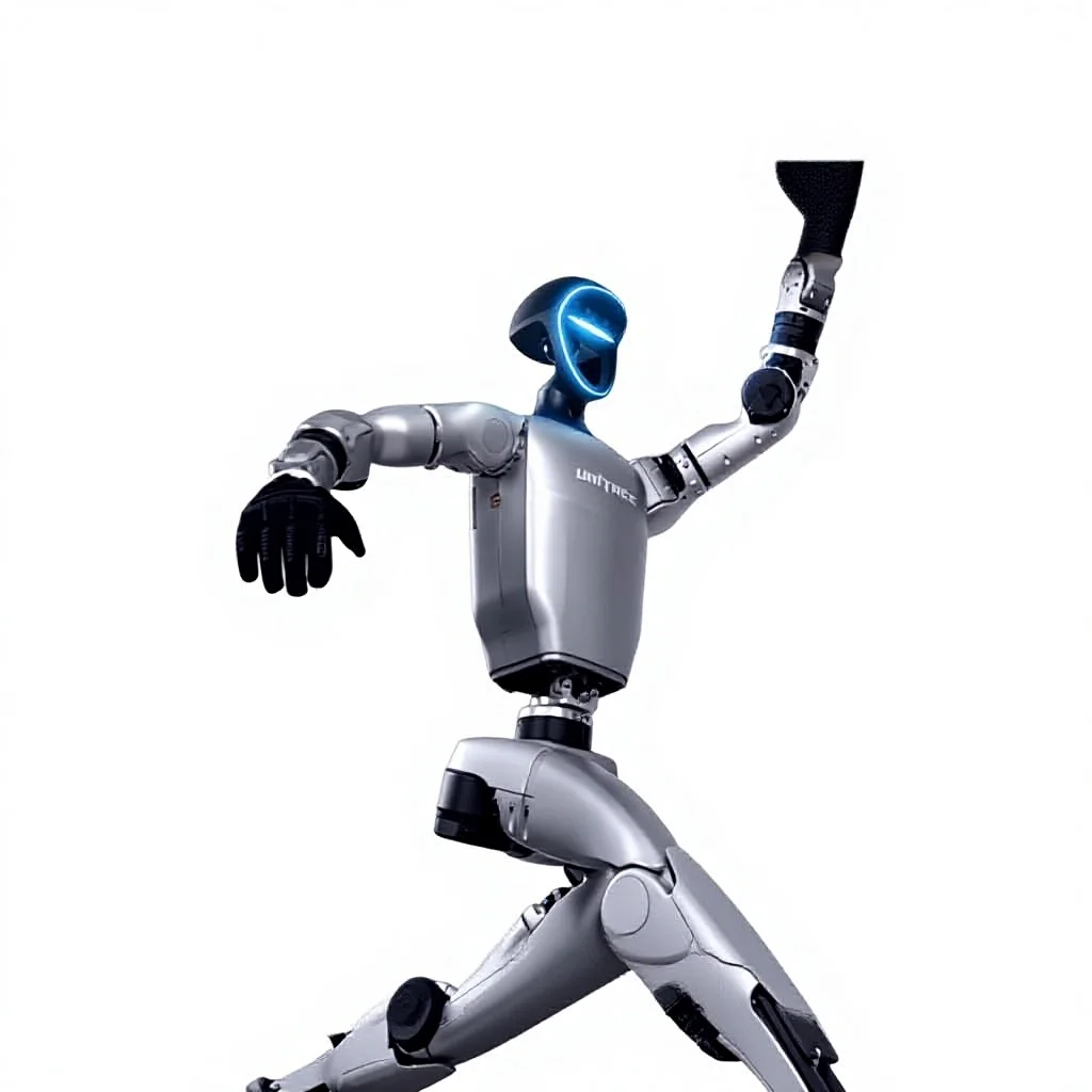 1X EVE robot performing security patrol in a hospital corridor with clear signage and lighting