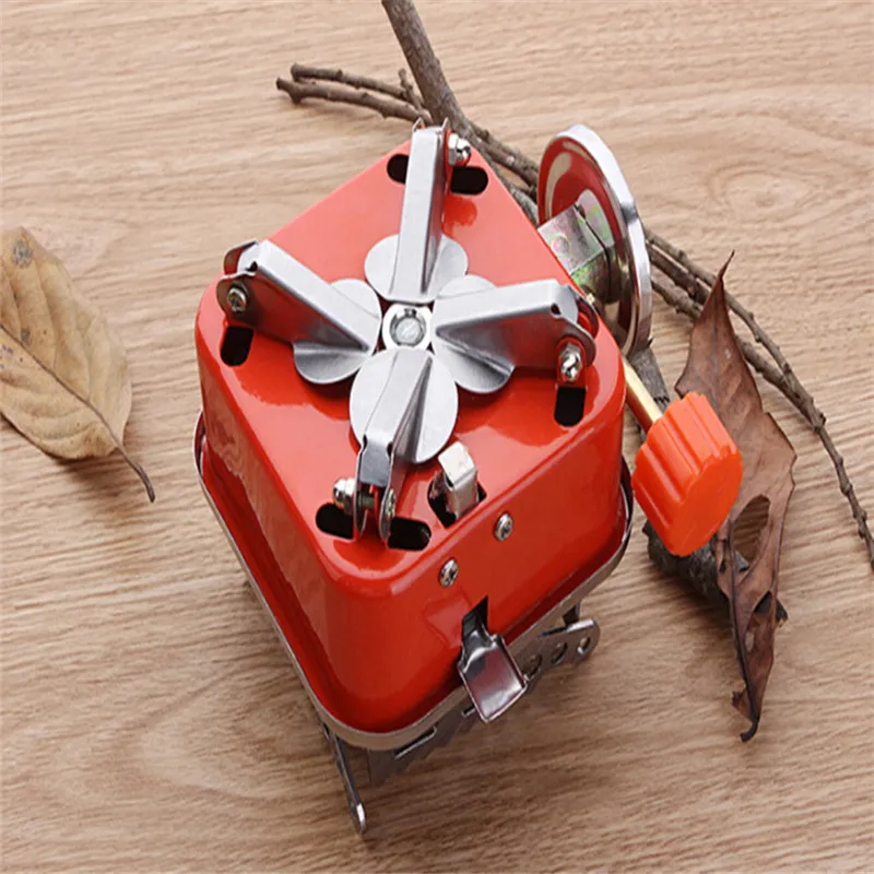 Stainless Steel Portable Mini Gas Stove Folding Camping Stove Gas