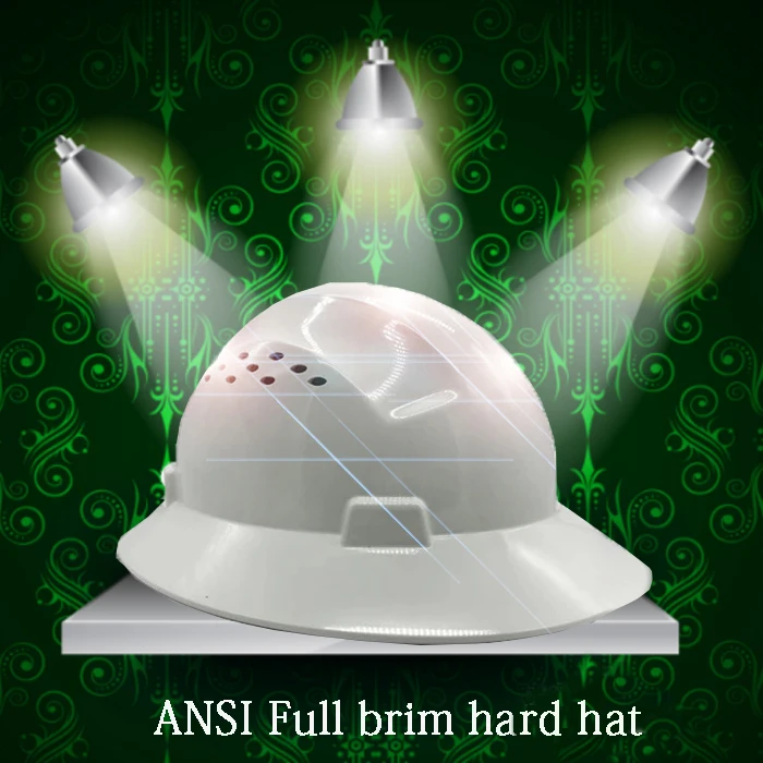 Wholesale Hot Selling Oilfield Hard Hat Quality Full Brim Sunshade Hard