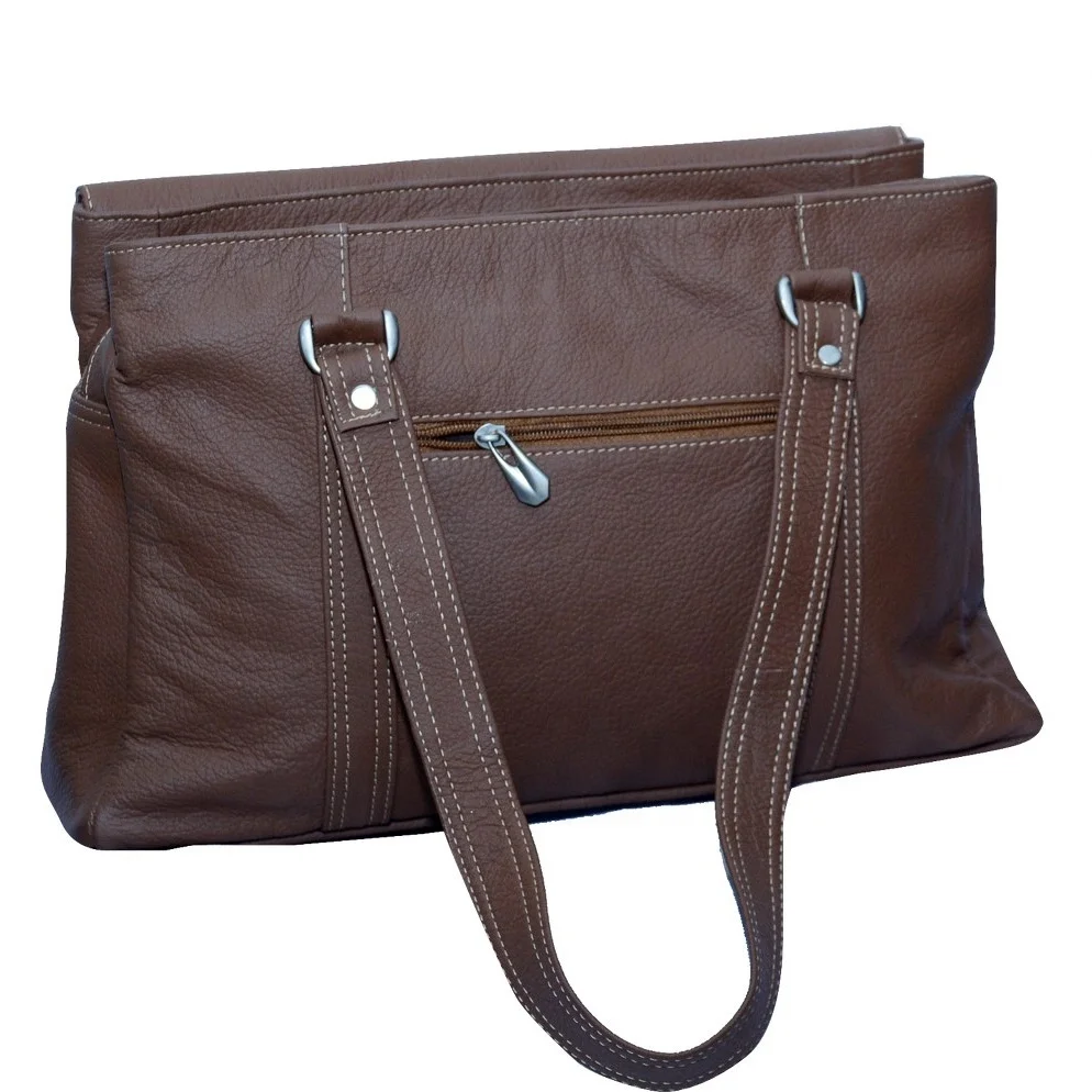 full grain leather purse