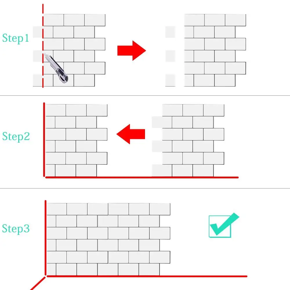 Adhesive Backsplash Mosaic Tile Upgrade Thicker Peel And Stick Wall Tile 12*12 Inch Backsplash