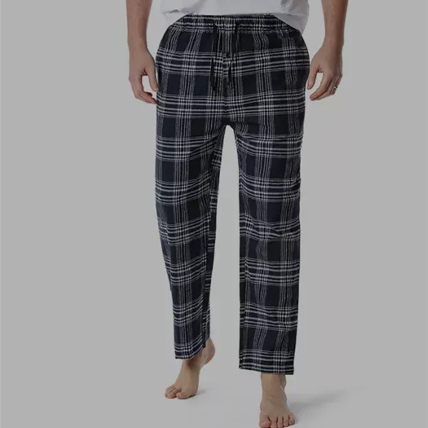 Pyjama Trousers Women Men Sleep Bottoms 