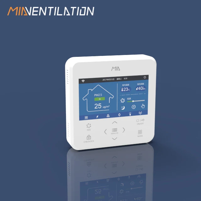 Mia Intelligent Ventilation Controller Hrv/erv Digital Lcd Thermostat