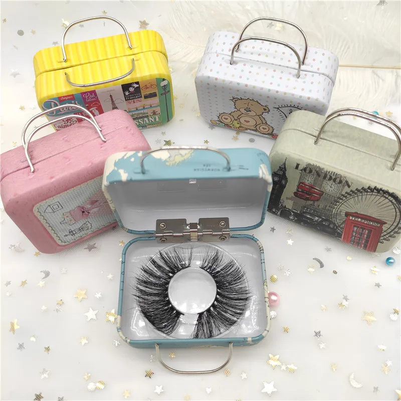 

Wholesale cheap customized logo eyelash box private label real handmade luxury 20mm-25mm fluffy mink eyelash O-SHEN, Picture shows