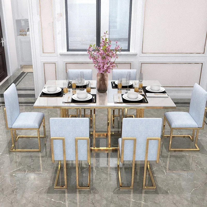 Dining Room Table Sets Dining Tables Modern With Stone Marble Top And