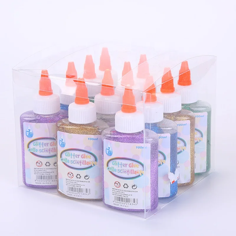 
Customized size Craft Glitter Decoration for DIY /Hot selling washable EN 71 passed color crayola Glitter Glue 