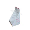 Tabletop paper jewelry display hangers for store with hook/customizable carton desktop display rack for retail